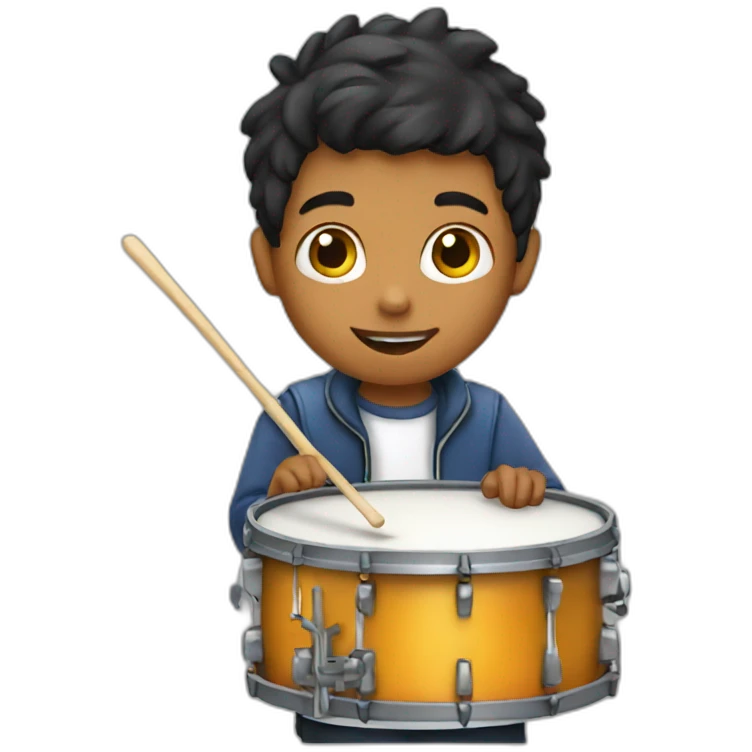 Boy-playing-drum emoji