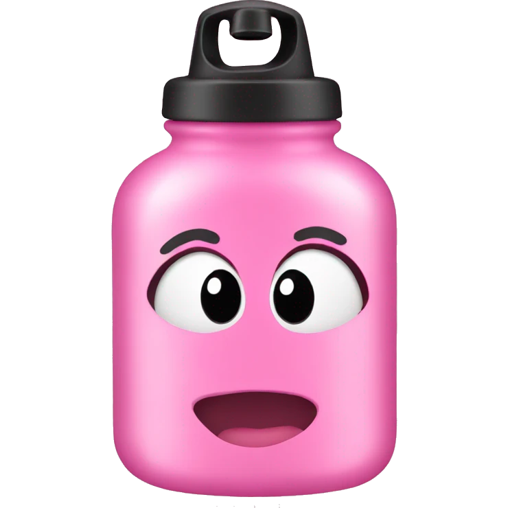 pink water bottle emoji