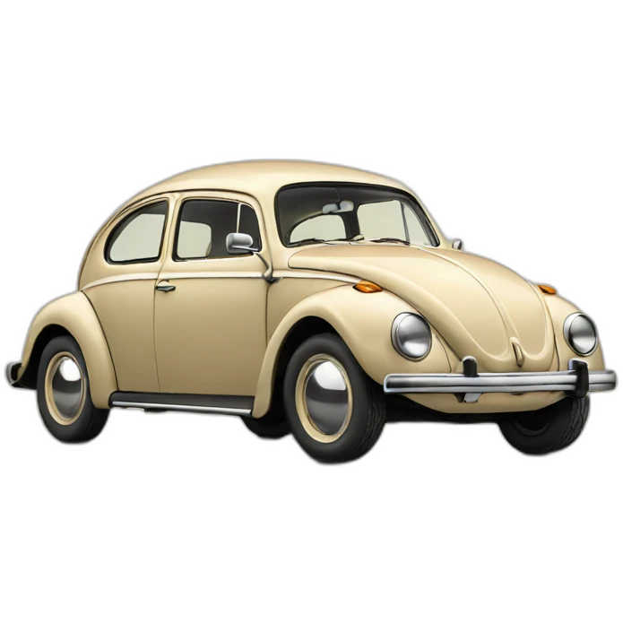 VW-beetle-vintage-beige emoji