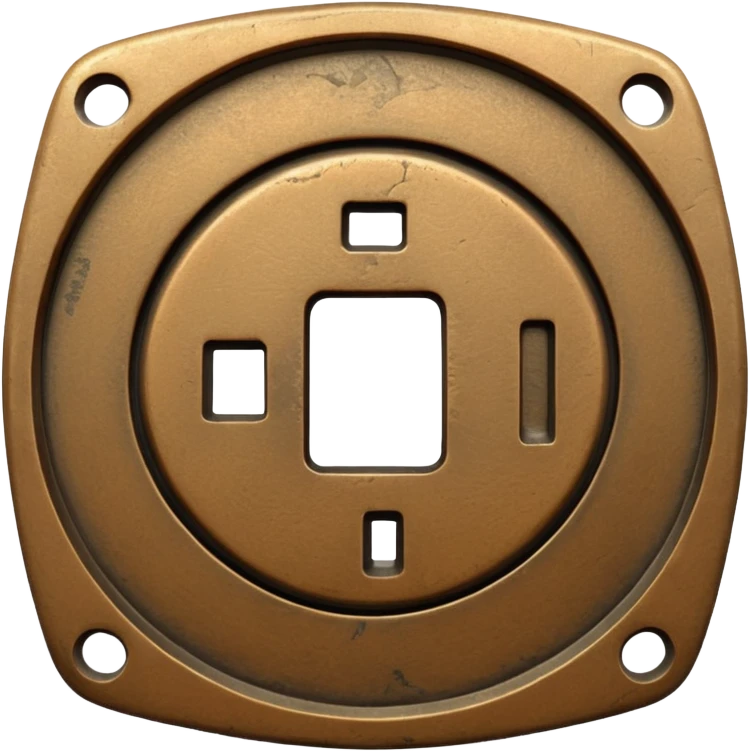 an old chinese coin emoji