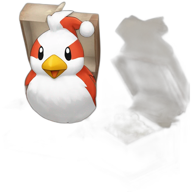 Pokemon Delibird Badge Winter Slowflake GiftBox 2023 emoji