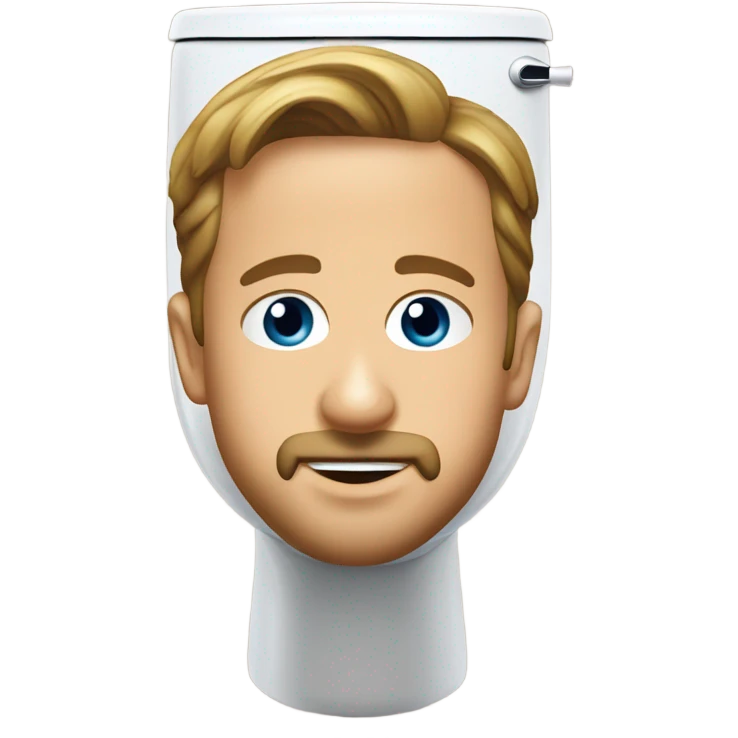 Skibidi toilet with Ryan gosling as the head  emoji