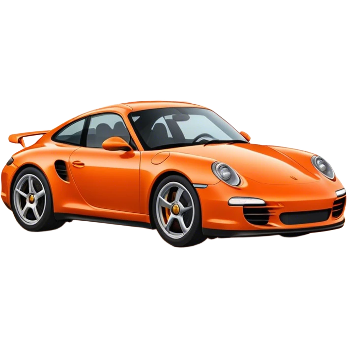 Porsche in a sunset  emoji