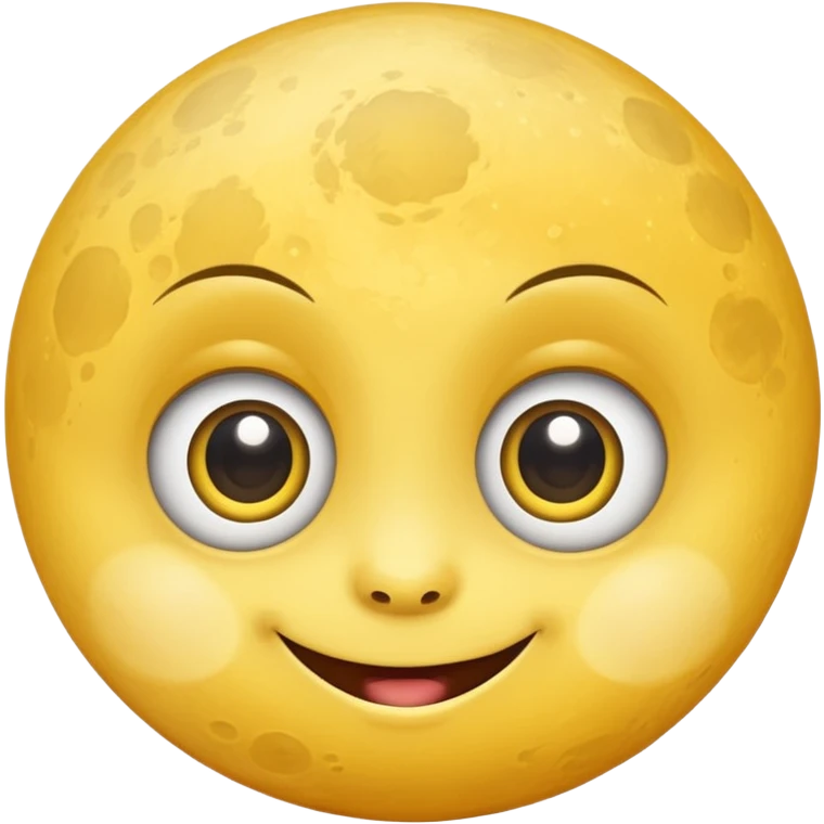 moon with big eyes emoji