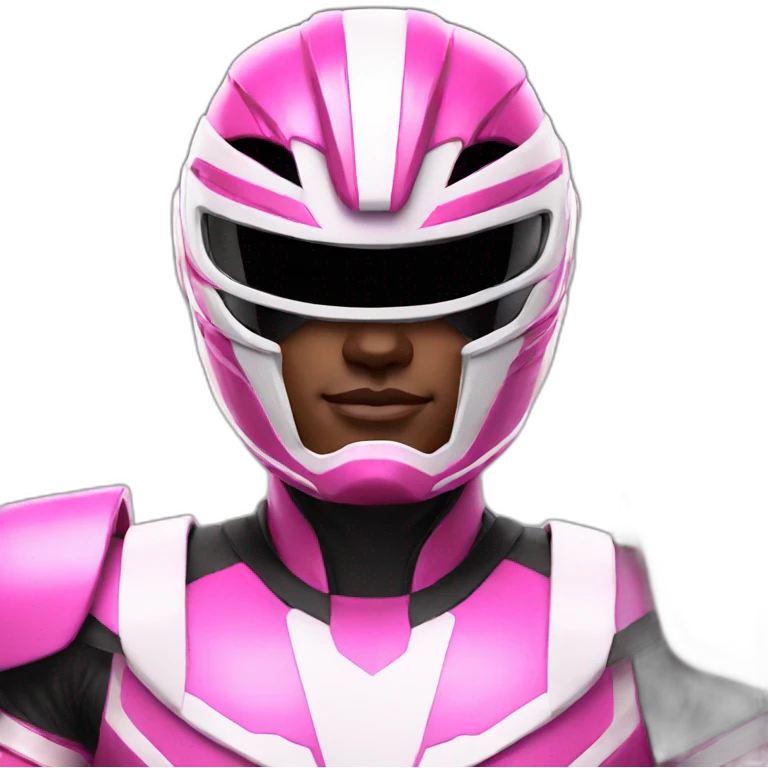 Pink powerranger emoji
