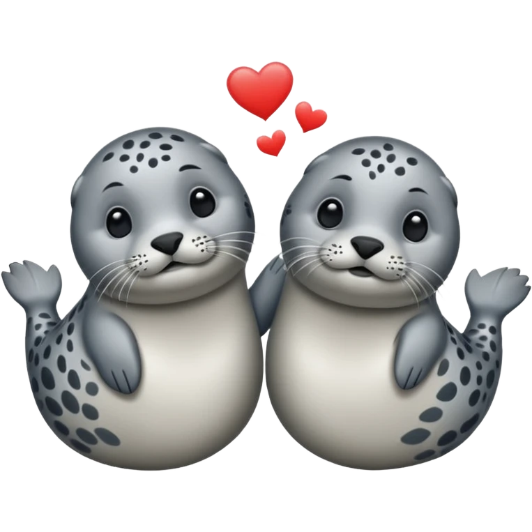 due foche innamorate emoji