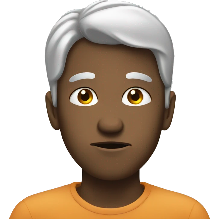 thinking face with fingers on chin emoji