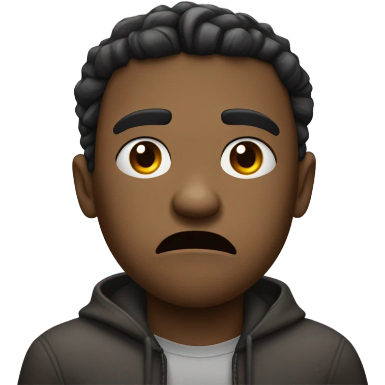 Frustrated person emoji