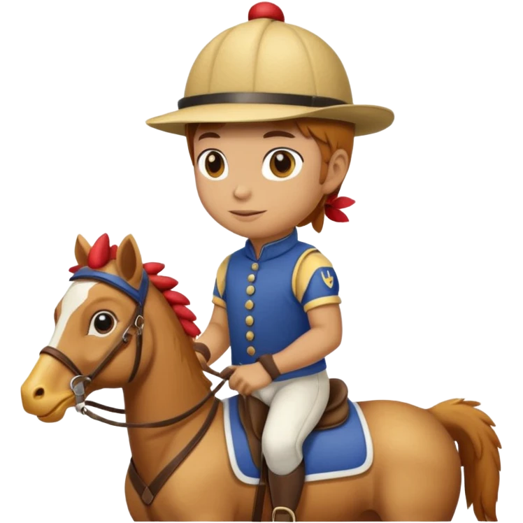 Chicken jockey emoji