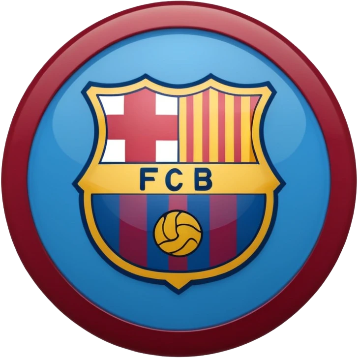 Fc Barcelona logo emoji