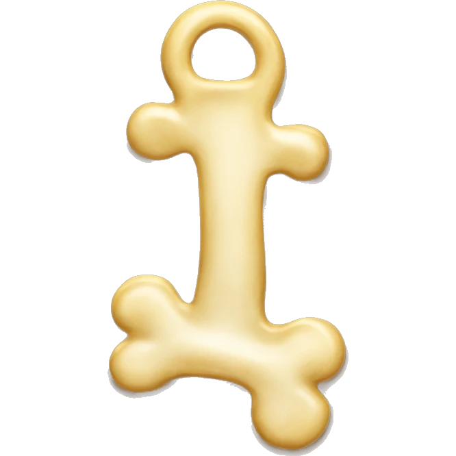 golden tag bone  emoji