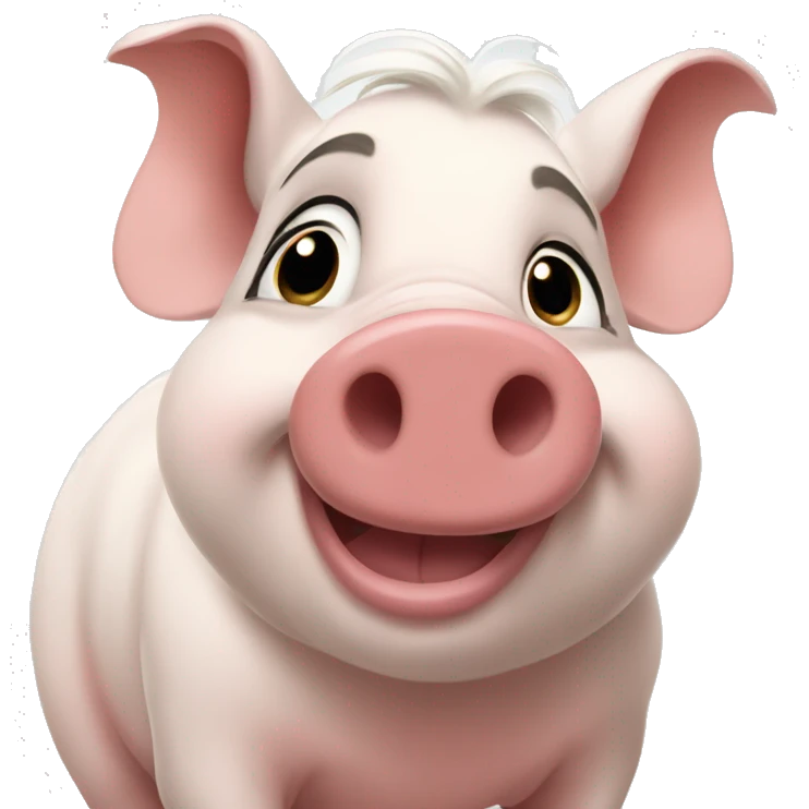 Pua pig disney emoji