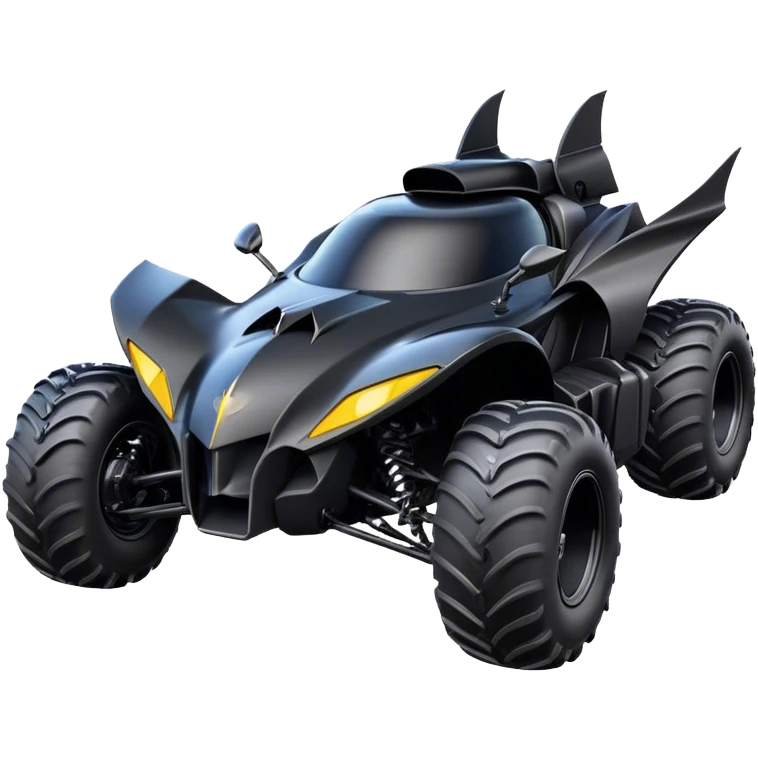 batmobile atv banshee with a smile emoji