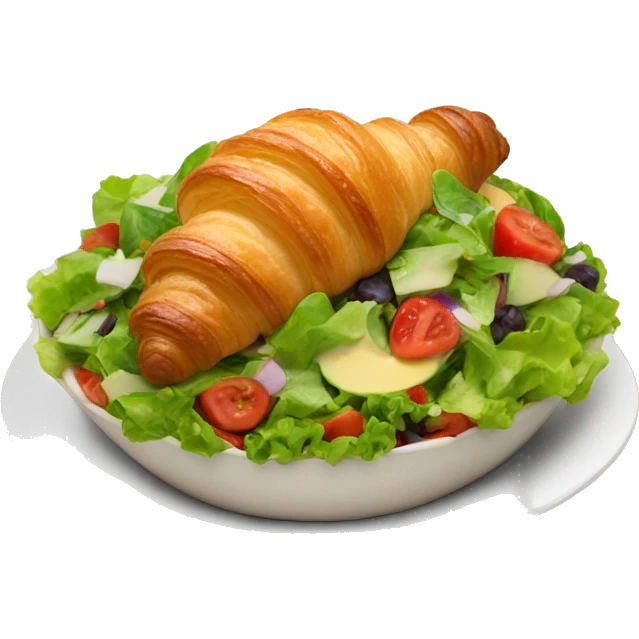 croissant salad emoji