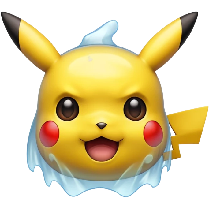 spooky scary Pikachu emoji