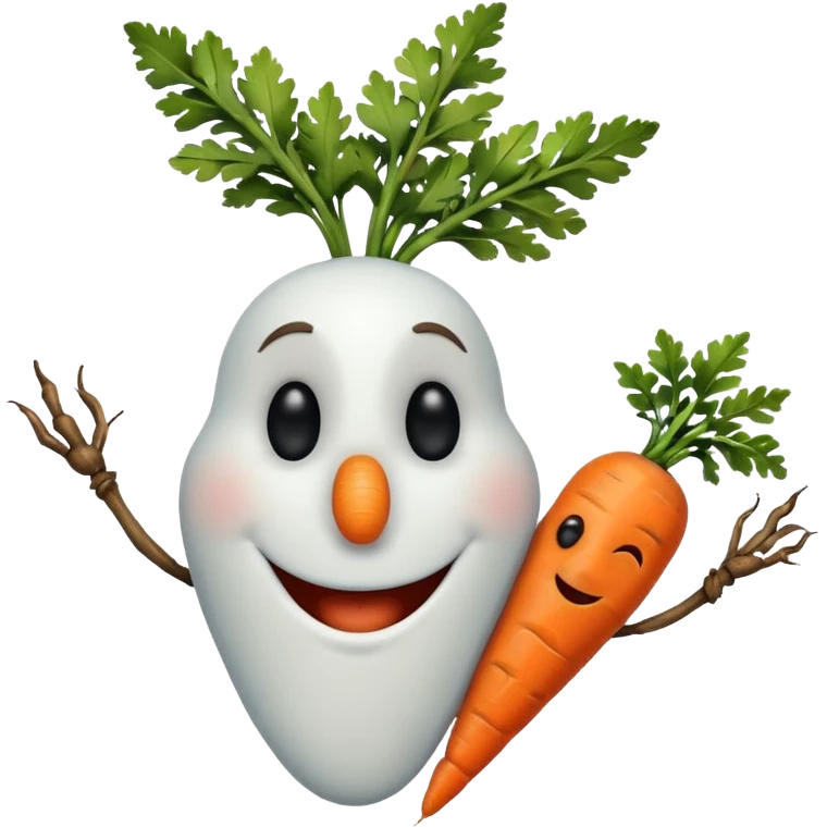 Olaf from frozen emoji