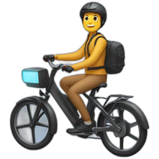 Person on a ebike emoji
