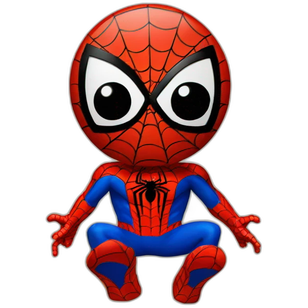 Spiderman clock emoji