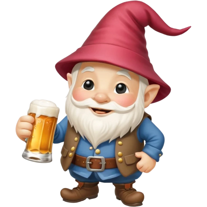 Drunk garden gnome emoji