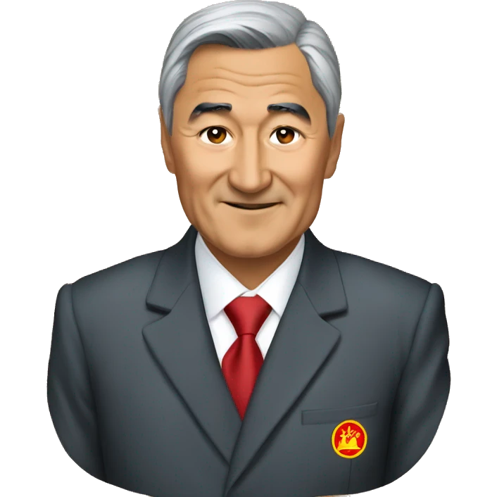 Askar Akayev president Kyrgyzstan emoji
