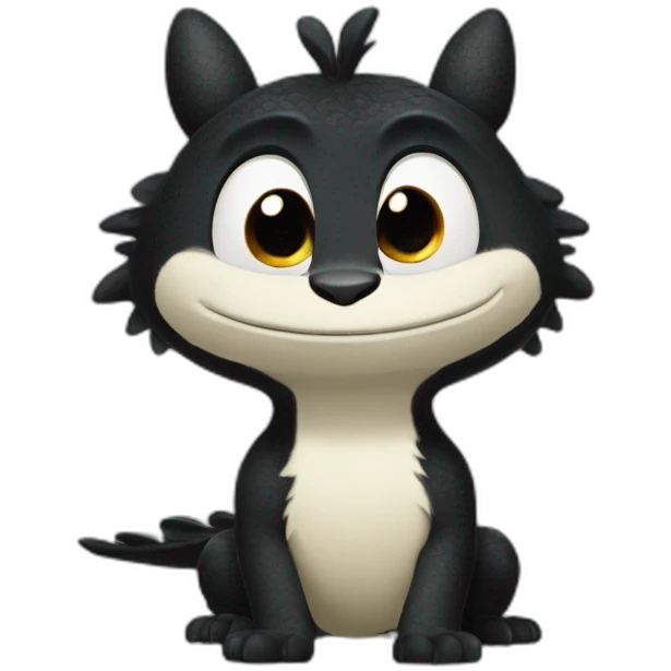 krokmou from film "How to Train Your Dragon" emoji