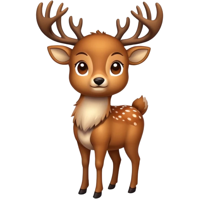 Deer sun emoji