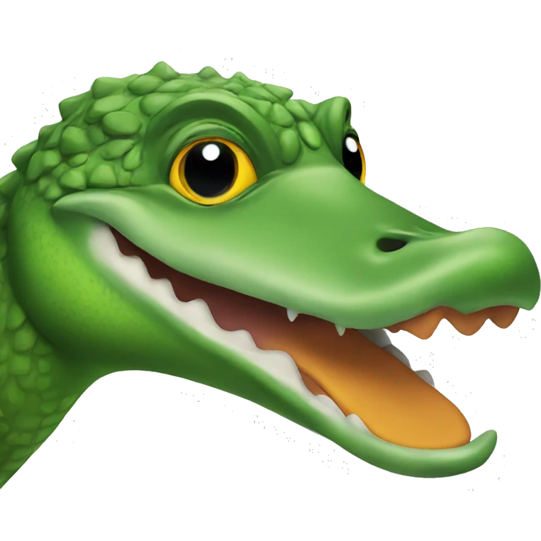 duck crocodile emoji