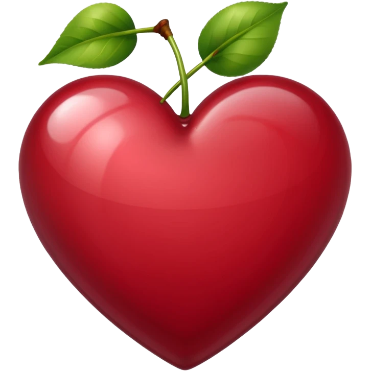 cherry color bordeux heart emoji