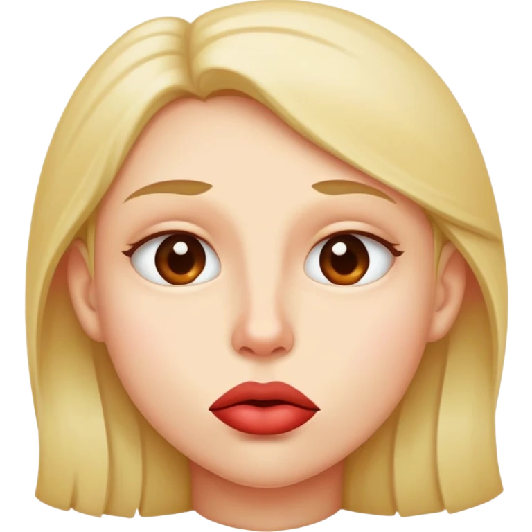 Emoji biting on lip  emoji
