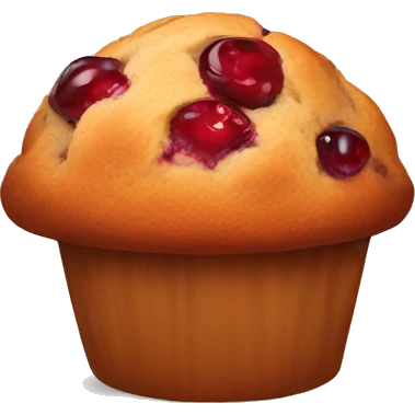 Cranberry muffin  emoji
