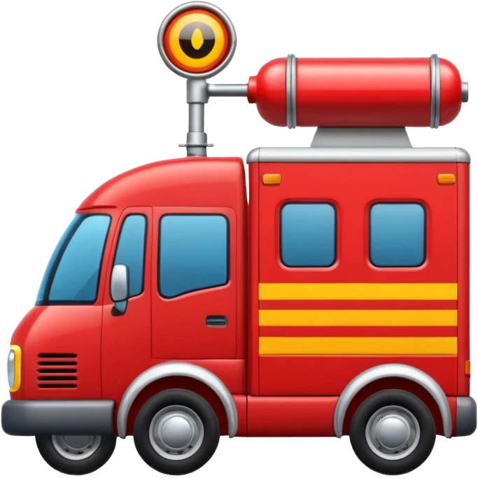 Camion avec des gyropahre emoji