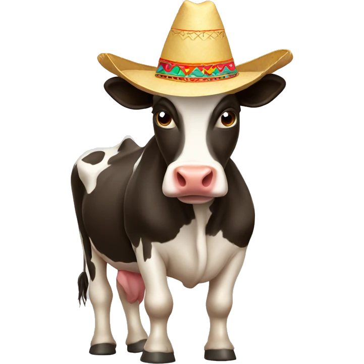 cow wearing sombrero  emoji