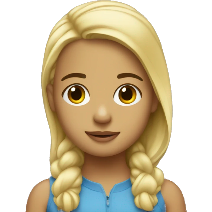 Drake with a little blonde girl emoji