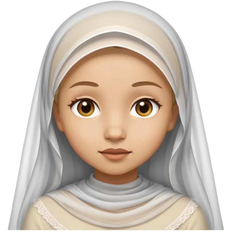 girl wearing veil emoji