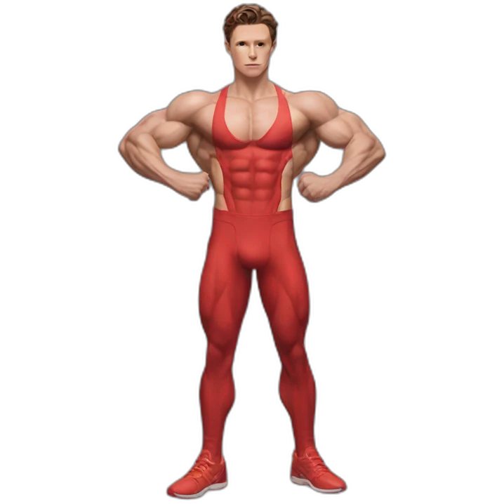 Tom Holland bodybuilder suits emoji