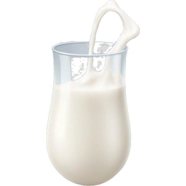 Milk drop emoji