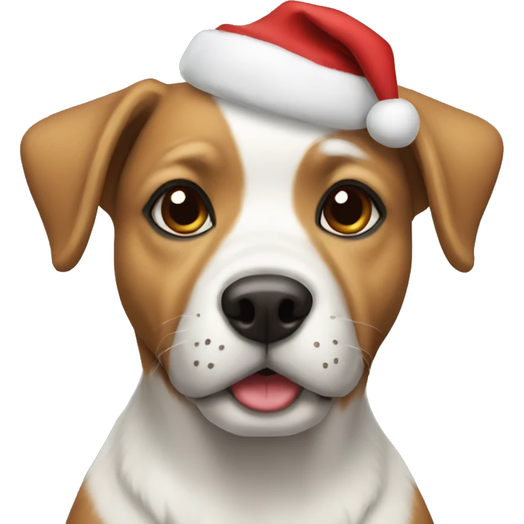 christmas dog emoji