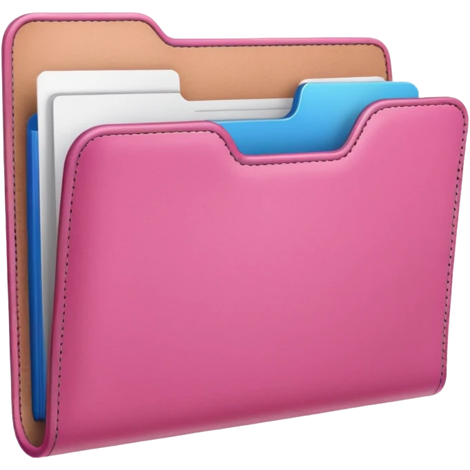 simple mix pink folder emoji