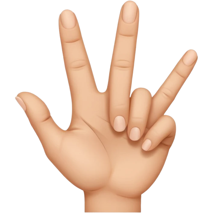 finger saying yes in american sign language  emoji