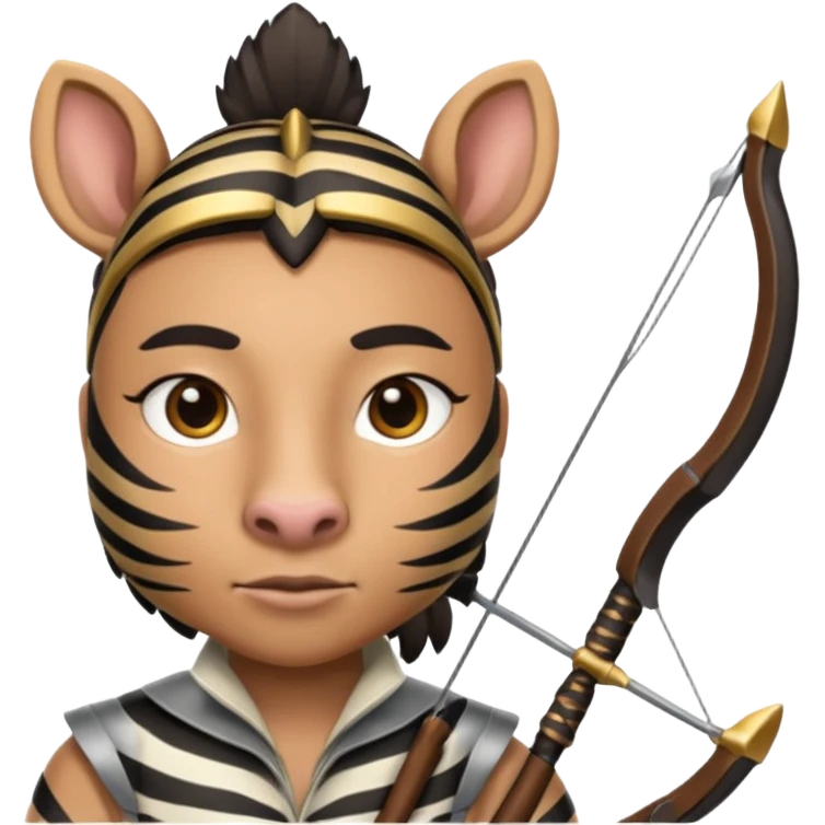 zebra archer emoji