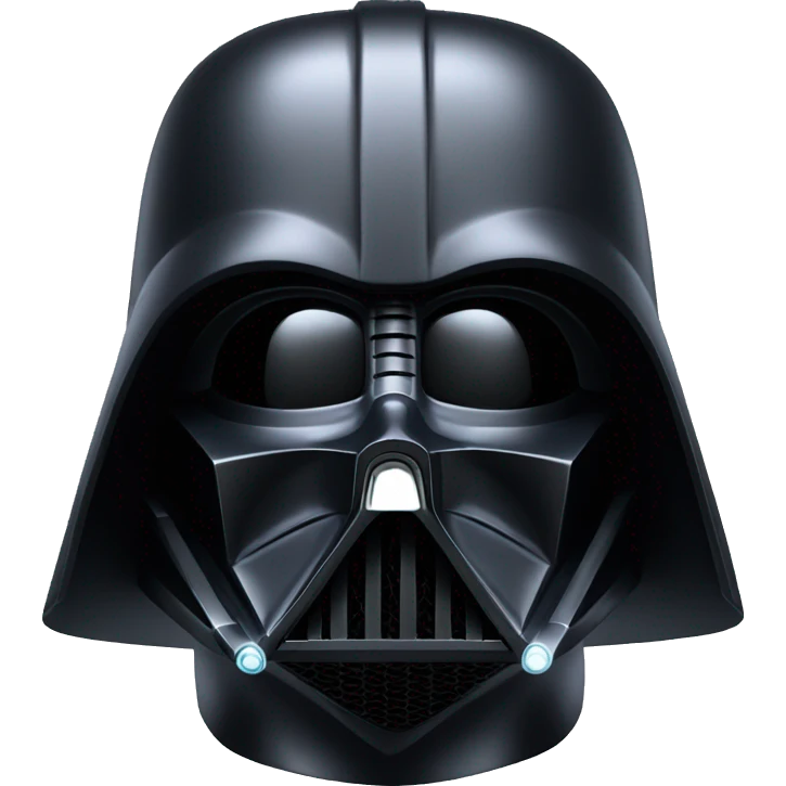 Darth vader helmet emoji