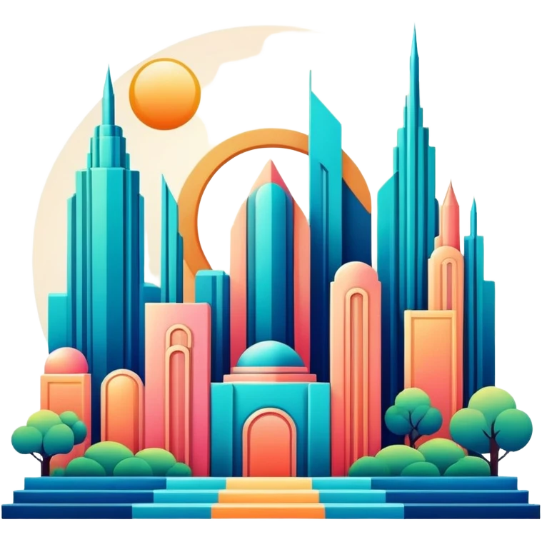 Utopian Aesthetic Scenery Deco emoji