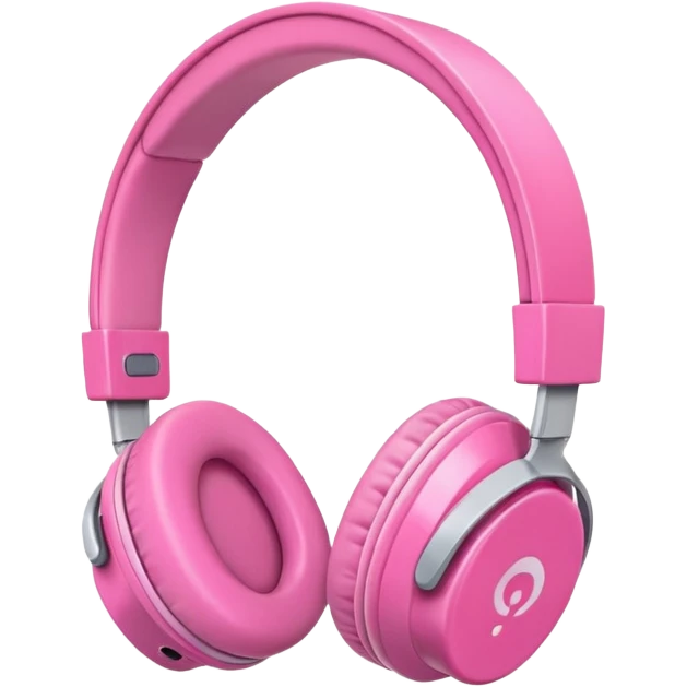 audífonos rosas emoji