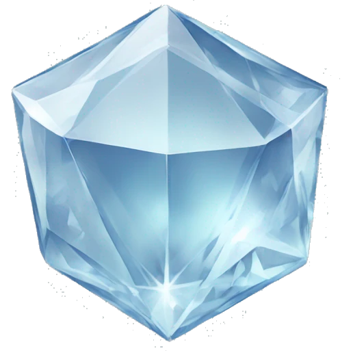 Crystal clear emoji
