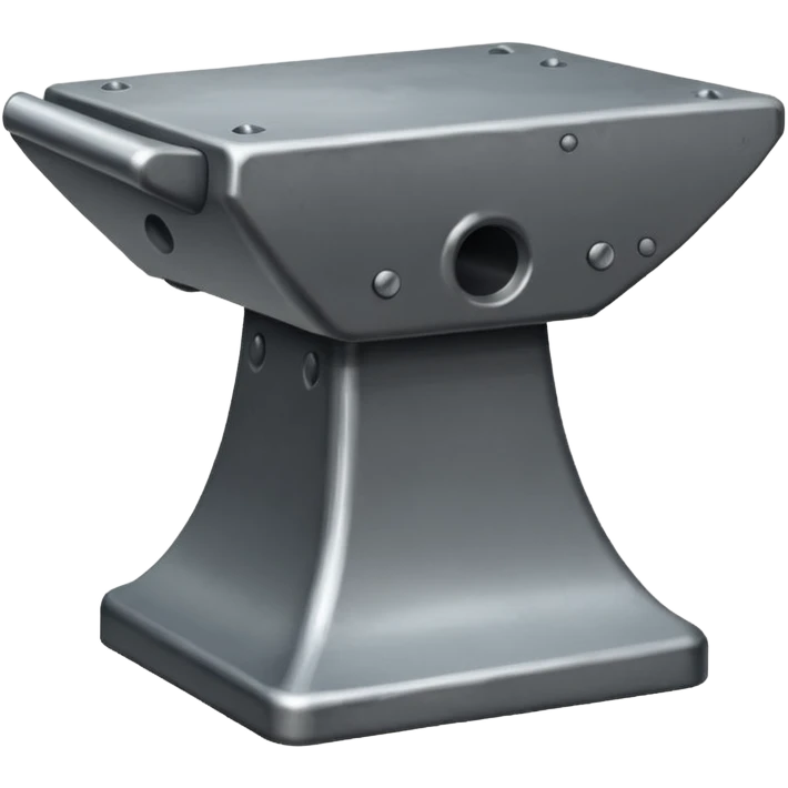 create realistic anvil emoji