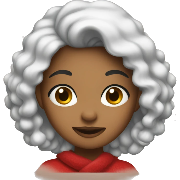 Girl christmas emoji