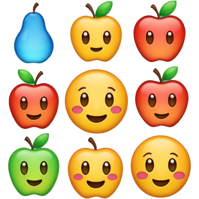 Sticker ios 18 emoji