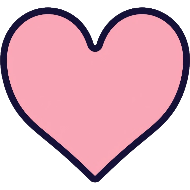 light pink heart emoji