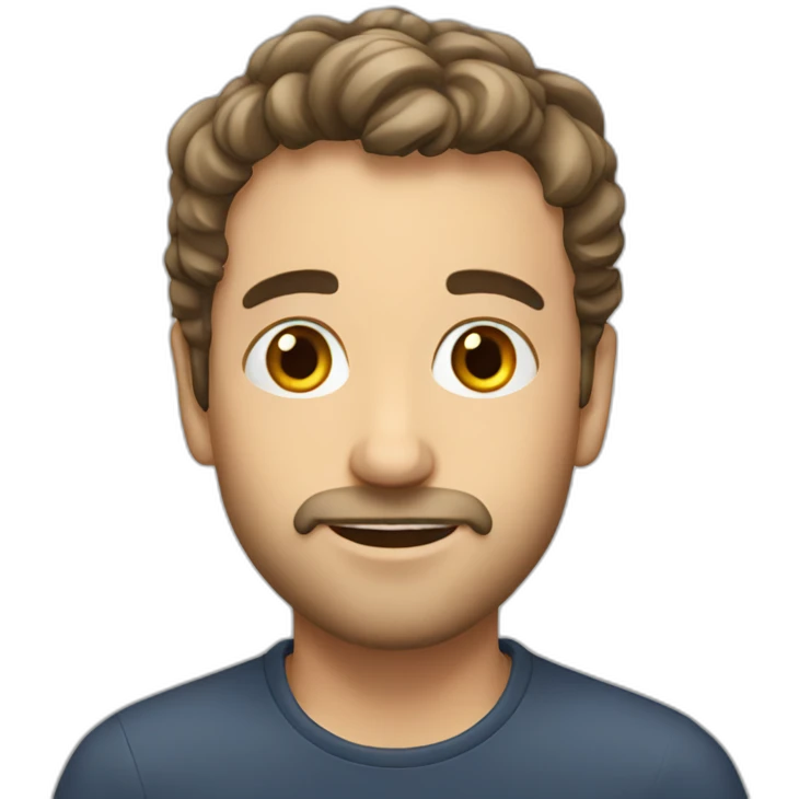French-guy emoji