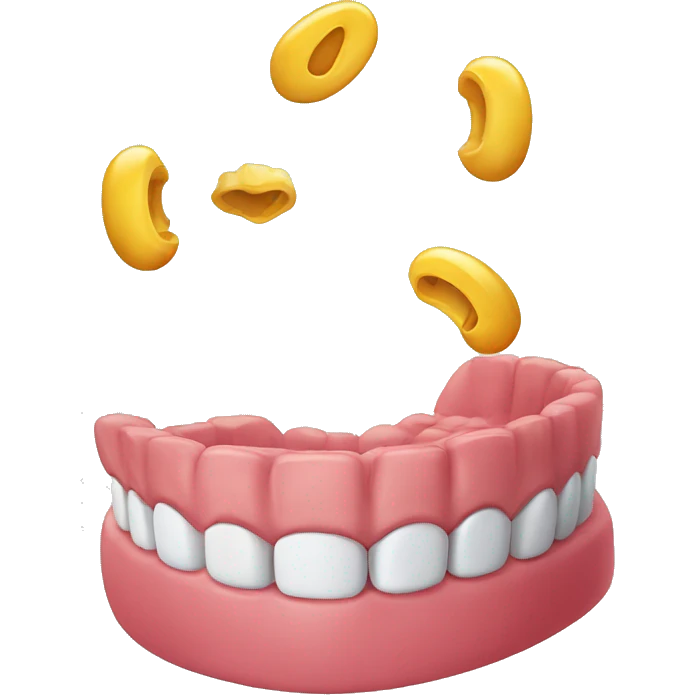 Jumping dentures emoji